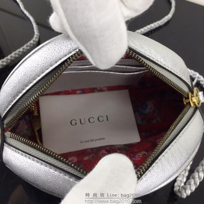 GUCCI古馳 新款 專櫃品質 原單 534951 銀色 菱形 鏈條 斜跨小包HY1423